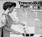 Ebben az 1909-es újságcikkben Mary éppen koponyákból süt rántottát 