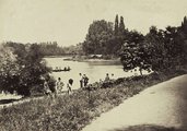 1890_1 Városligeti-tó. A felvétel 1880-1890 között készült. Fortepan / Budapest Főváros Levéltára. Levéltári jelzet: HU.BFL.XV.19.d.1.05.085
