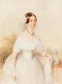 Barabás Miklós: Fiatal hölgy fehér ruhában (1846)