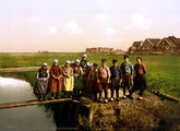 Halászok gyermekei Észak-Hollandiában