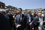 Matteo Renzi a Colosseumban