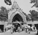 Az Állatkert bejárata 1956-ban (Fortepan)
