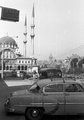  Tophane városrész, Nusretiye mecset, háttérben a Galata-torony (1965) <br /><i>Fortepan</i>