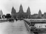 Gyarmati Kiállítás (Exposition Coloniale), a kambodzsai Angkorvat templomegyüttes mása  <br /><i>MZSL/Ofner Károly, Fortepan</i>