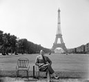A Mars-mező és az Eiffel-torony 1939-ben  <br /><i>Saly Noémi, Fortepan</i>