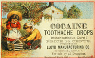 Fáj a gyerek foga? Ne aggódjon, azonnal enyhíthető a fájdalom egy kis kokainnal – sugallja az 1880-as évekbeli reklám