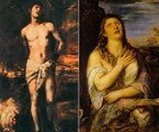 Sötét háttér, fájdalmas tekintet = Tiziano. A reneszánsz mester V. Károly német-római császár és II. Fülöp spanyol király portréját is megfestette, természetesen jóval kevésbé megkínzott arccal