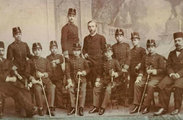 A teheráni osztrák katonai akadémia kadétjai 1900 körül
