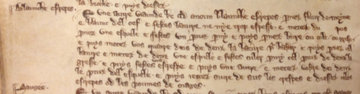 Egy 13. századi palacsinta recept szövege
