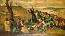 A branyiszkói csata ábrázolása egy 19. századi festményen