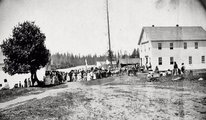 A Washington állambeli Snohomish város ünnepsége 1874 körül