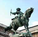 Savoyai Jenő szobra a Budai Várban