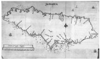 Jamaica egy 1661-es térképen