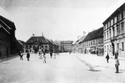 Dísz tér. A felvétel 1890 körül készült <br /><i>Fortepan / Budapest Főváros Levéltára / Klösz György</i>