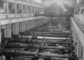 Hajóágyúk készülnek egy washingtoni gyárban 1917-ben