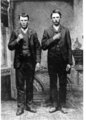 A gengszter testvérével, Frank Jamesszel az illinoisi Carolinában (1872)