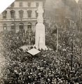 A nővér tiszteletére felállított emlékmű a Trafalgar Square-en