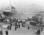 Liverpool Pier Head-kikötője az 1900-as évek első felében