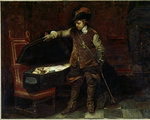 Paul Delaroche: Cromwell I. Károlykoporsójánál