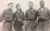 Raúl Castro, Vilma Espín Guillois, Jorge Risquet és José Nivaldo Causse 1958-ban