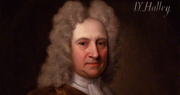 Edmond Halley már elismert tudósként (Richard Phillips festménye)