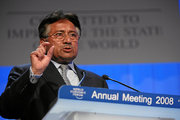 Pervez Musarraf a Világgazdasági Fórum davosi csúcsán 2008-ban (Kép forrása: Wikipédia/ World Economic Forum/ CC BY-SA 2.0)