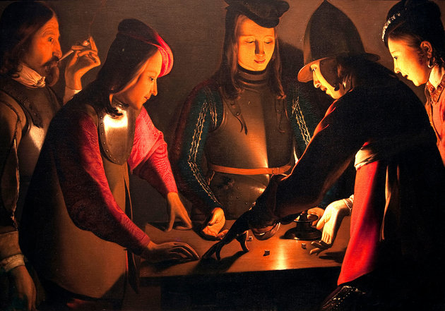 Georges de la Tour: Kockajátékosok