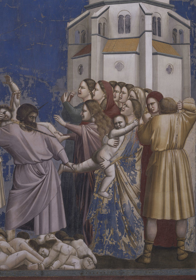 Az ártatlanok mészárlása, Giotto di Bondone 1302-1305 között készült freskója