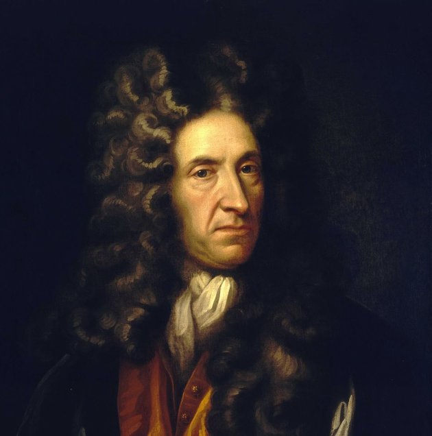 Daniel Defoe (Godfrey Kneller portréján)