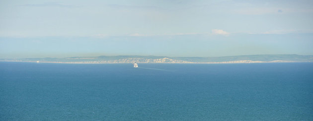 A Csatorna látképe, Cap Blanc-Nez, Opálpart (Côte d’Opale), Franciaország. (forrás: wikipédia /  Nilfanion  / CC BY-SA 4.0) 