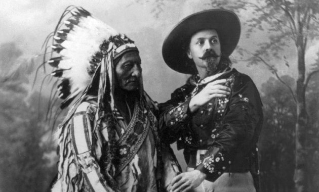 Buffalo Bill és Ülő Bika 1895-ben