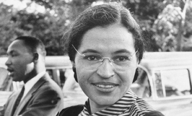 Rosa Parks és Martin Luther King, az afroamerikai polgárjogi mozgalom elkötelezett élharcosai