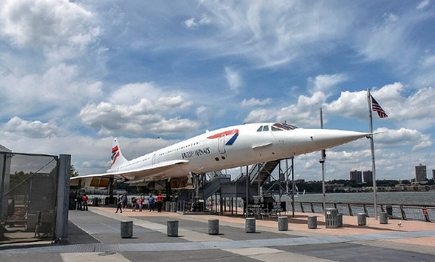 A British Airways New Yorkban kiállított járműve. (Kép forrása: Wikipédia / Kurkoe / CC BY-SA 3.0) 