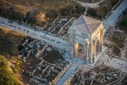 A nyugat-líbiai Leptis Magna, a egyik legnagyobb és legjobban megmaradt római város madártávlatból