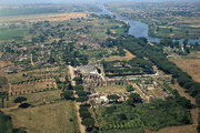 Légi felvétel Ostia Anticáról 