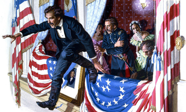 A közönség azt hitte, hogy Lincoln merénylőjének felbukkanása a darab része