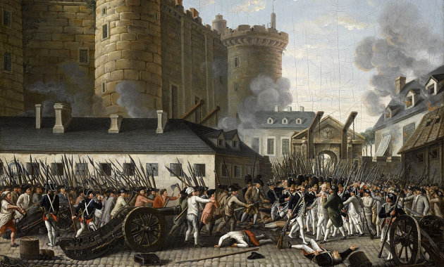 Alig száz ember védte az ostromtól a zsarnokság szimbólumának tekintett Bastille-t
