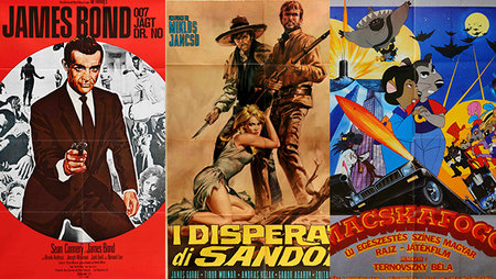 James Bond és westernbe oltott Jancsó-film a BÁV plakátárverésén