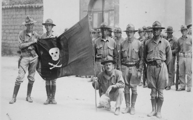Sandino gerilláinak zászlaja (amerikai zsákmány)