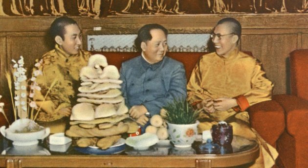 Mao Ce-tung és Tendzin Gyaco