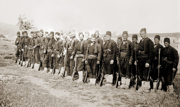 oszmán katonák