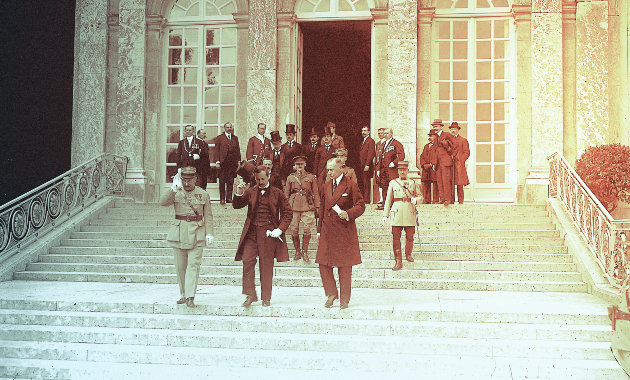 A magyar küldöttség Trianonban