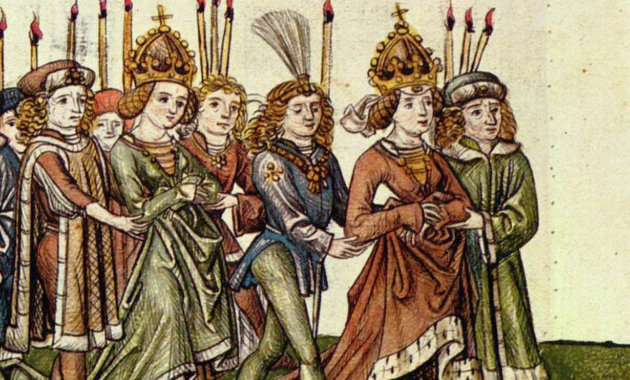 Erzsébet és Borbála királynék