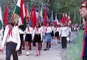 Május 1-i felvonulás a szentendrei Pap-szigeten (1983)