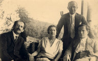 Babits Mihály, Tóth Annus, Tóth Árpád és Karinthy Frigyes