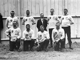 Az 1908-as ezüst érmes csapat