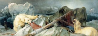 Edwin Henry Landseer 1864-es festménye a felfedezők által magára hagyott felszerelésekről