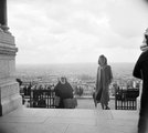 Kilátás a Sacré Coeur-bazilika előcsarnokából 1939-ben  <br /><i>Saly Noémi, Fortepan</i>