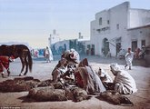 Piac az észak-tunéziai Kairouanban 