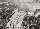 A Manhattan belvárosát az ENSZ épületeinek helyt adó városrésszel összekötő út terve William Zeckendorftól és Wallace K. Harrisontól 1948-ból. Az utat kétoldalt épületek szegélyeztek volna, és egy televíziós antennába futott volna bele